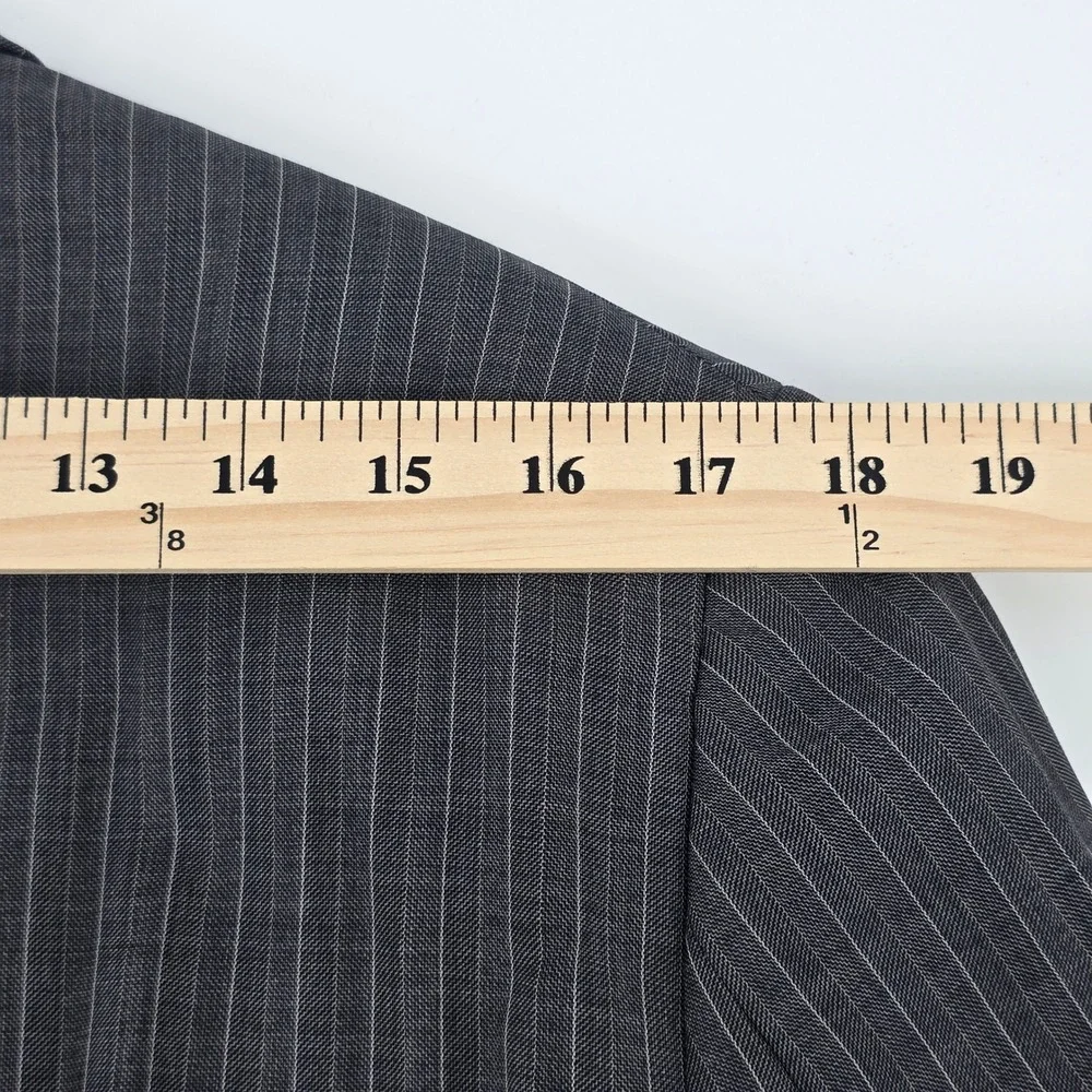 Brooks Brothers Blazer Mens 42R Grey Pinstripe 1818 Fitzgerald Sport Coat